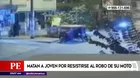 Comas: Matan a joven por resistirse al robo de su moto