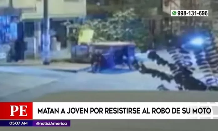 Comas: Matan a joven por resistirse al robo de su moto