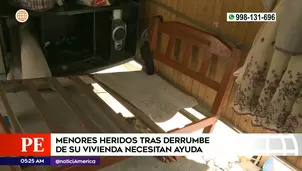 Derrumbe en Comas. Foto y video: América Noticias