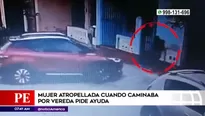 Cámara captó momento del accidente en plena calle de Comas.