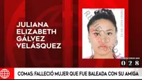 Juliana Gálvez y una de sus amigas fueron sorprendidas por dos sujetos. Foto y video: América Noticias