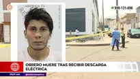 Obrero murió en Comas. Foto y video: América Noticias