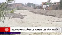 Hombre cayó a río Chillón. Foto y video: América Noticias