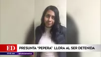 'Pepera' fue detenida en Comas. Foto: América Noticias