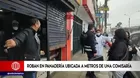 Comas: Roban en panadería ubicada a metros de una comisaría