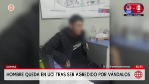 Comas: Vándalos atacan a un hombre y difunden el video en redes. Foto y video: América Noticias