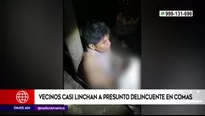 Supuesto ladrón fue linchado por vecinos en Comas. América Noticias