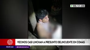 Supuesto ladrón fue linchado por vecinos en Comas. América Noticias