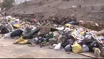 Basura no se recoge en Comas. Foto: Captura de video Canal N.