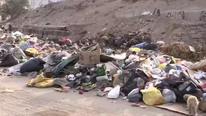 Basura no se recoge en Comas. Foto: Captura de video Canal N.