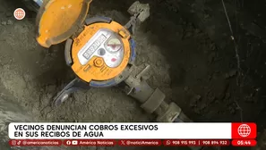 Vecinos denuncian cobros excesivos en sus recibos de agua en Comas. Foto y video: América Noticias