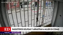 Violento robo a una mujer.