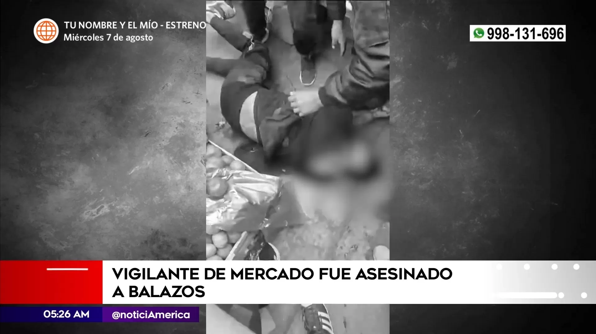 Asesinato en Comas. Foto: América Noticias