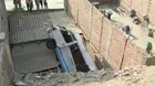 Chorrillos: Combi cayó por pendiente e impacta contra una casa