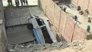 Chorrillos: Combi cayó por pendiente e impacta contra una casa