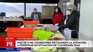 Comedor Popular de Villa El Salvador aplica nuevo protocolo para entrega de alimentos