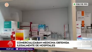 Comercializaban medicinas obtenida ilegalmente de hospitales en el Cercado de Lima. Foto y video: América Noticias