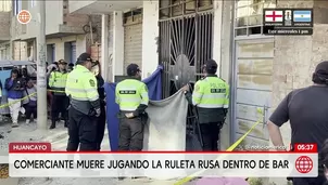Comerciante muere jugando la ruleta rusa dentro de bar en Huancayo. Foto y video: América Noticias