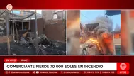 Comerciante pierde 70 mil soles en incendio en el Rímac