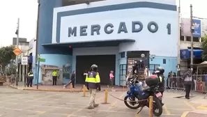 Comerciantes exigen reapertura de Mercado N°1 de Surquillo. Foto y Video Canal N