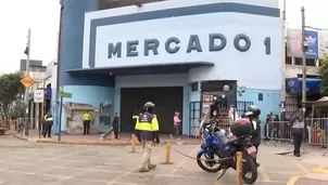 Comerciantes exigen reapertura de Mercado N°1 de Surquillo. Foto y Video Canal N
