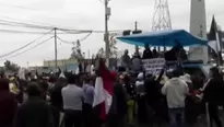 Comerciantes protestan en el Gobierno Regional de Arequipa /Fuente: Canal N