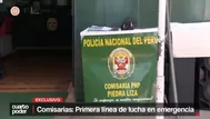 Comisarías: Primera línea de lucha en emergencia