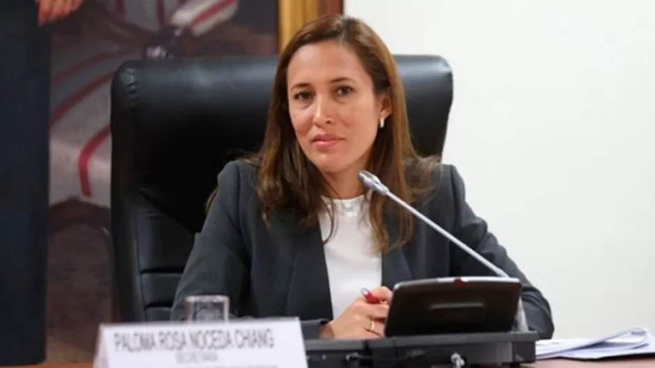 Paloma Noceda, presidenta de la Comisión de Educación. Foto: Andina Paloma Noceda, presidenta de la Comisión de Educación. Foto: Andina