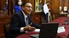 Comisión de Fiscalización citará de grado o fuerza a expresidente Martín Vizcarra