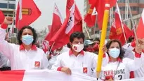 Agrupación Perú Libre durante campaña del 2021 / Foto: Twitter