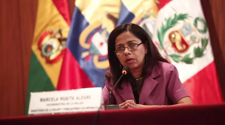 Ministra Marcela Huaita. Foto: perupress.com Ministra Marcela Huaita. Foto: perupress.com