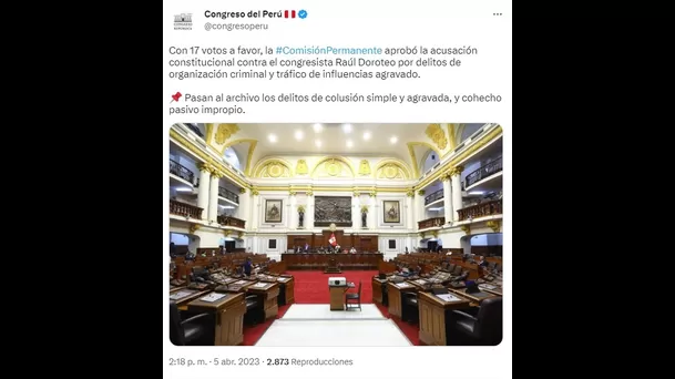 Fuente: Congreso de la República.