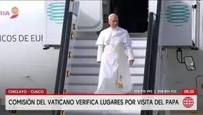 Comisión del Vaticano evalúa lugares ante la llegada de papa León XIV al Perú. Foto y video: América Noticias