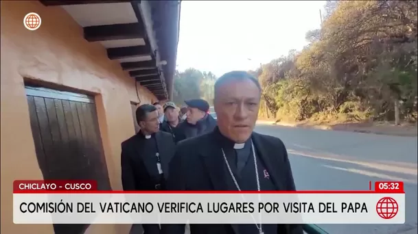 Comisión del Vaticano evalúa lugares ante la llegada de papa León XIV al Perú. Foto: América Noticias Comisión del Vaticano evalúa lugares ante la llegada de papa León XIV al Perú. Foto: América Noticias