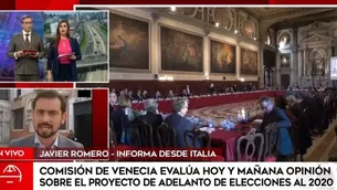 Comisión de Venecia. Foto y video: América Noticias