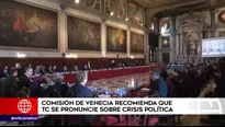 Comisión de Venecia recomienda que el Tribunal Constitucional se pronuncie sobre crisis política. Foto y video: América Noticias