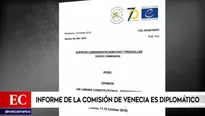 Comisión de Venecia se pronunció sobre crisis en Perú. (Foto/Video: América Noticias)