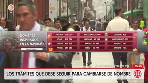 ¿Cómo realizar el cambio de nombre en el Perú? Pasos y requisitos legales. Foto y video: América Noticias
