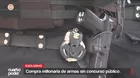 Compra millonaria de armas para la PNP sin un concurso público
