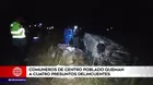 Comuneros de Huancayo golpearon y quemaron a presuntos delincuentes 