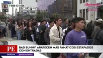 Colas para concierto de Bad Bunny. América Noticias