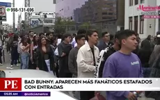 Concierto de Bad Bunny: Aparecen más víctimas de estafa con entradas falsas - Noticias de bad-bunny