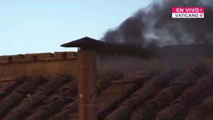 Cónclave: Fumata negra tras primera votación papal. / Video: Canal N