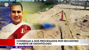 Condenan a dos procesados por secuestro y muerte de odontólogo. Foto y video: Unidad de investigación