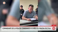 Condenan a ocho años de prisión a comandante de la Policía