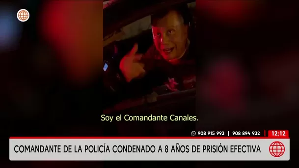 Condenan a ocho años de prisión a comandante de la Policía. Foto: América Noticias Condenan a ocho años de prisión a comandante de la Policía. Foto: América Noticias
