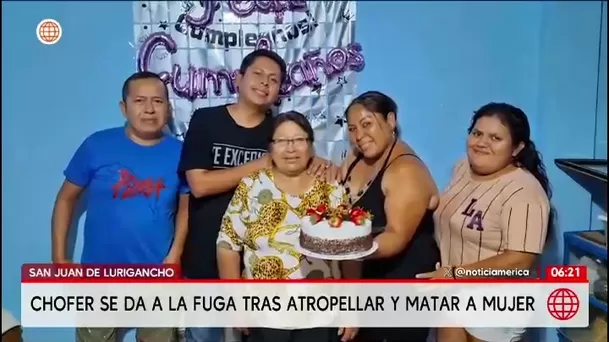 San Juan de Lurigancho: conductor atropella y mata a vendedora de emoliente y se da a la fuga/ América Noticias San Juan de Lurigancho: conductor atropella y mata a vendedora de emoliente y se da a la fuga/ América Noticias