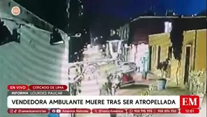 Atropello en el Centro de Lima deja una mujer muerta en la vía/ América Noticias
