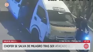 Atacan a chofer en Villa El Salvador. América Noticias