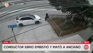 Conductor ebrio embiste y mata a hombre de 80 años en Piura